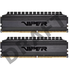 Оперативная память DDR 4 DIMM 16Gb (8GBx2) PC32000, 4000Mhz, PATRIOT BLACKOUT Kit (PVB416G400C9K) (retail)