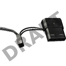 Кулер для корпуса ПК Gamemax GMX-WFBK-Full White, 12CM white fan, white blade, 3pin+4Pin connector