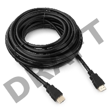Кабель HDMI Гарнизон GCC-HDMI-10М, 10м, v1.4, M/M, черный, пакет