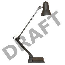 Светильник настольный Трансвит NADEZHDABASE+/BL на подставке E27 лампа накаливания черный 40Вт