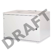 Шкаф коммутационный Lande NetBox Soho (LN-SH09U5450-LG-F0-2) настенный 9U 540x500мм пер.дв.металл задн.дв.стал.лист несъемн.бок.пан. направл.под закл.гайки 80кг серый IP20 сталь