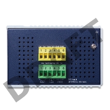 Коммутатор PLANET IP30 Industrial L2+/L4 4-Port 60W 1000T Ultra PoE+ 1-Port 1000T + 2-port 100/1000X SFP Full Managed Switch (-40 to 75 C, dual redundant power input on 48~56VDC terminal block, DIDO, ERPS Ring Supported, 1588)