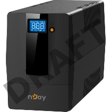 Источник бесперебойного питания nJOY Horus Plus 600(эфективная мощьность 360Вт, LCD, ,батарея 7 Ач, 2 евро розетки)