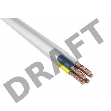 Провод соединительный ПВС 5х1,5 мм² 100 м белый ГОСТ 7399-97