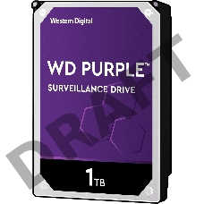 Жесткий диск WD 1Tb WD10PURZ Purple, SATA III <5400rpm, 64Mb> 3.5