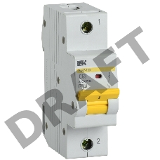 Автоматический выключатель IEK ВА47-150 1Р 63А 15кА характеристика C