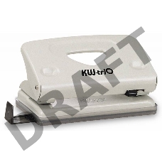 Дырокол Kw-Trio Classic Mini 941 макс.:10лист. металл ассорти с линейкой