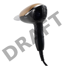 Фен Blackton Bt HD1203M Black-Gold Мощность 1000 Вт, Напряжение 220 В, 50 Гц, Регулировка воздушного потока 2, Регулировка температуры 2, Складная ручка, Защита от перегрева, Петля для подвешивания, Концентратор.