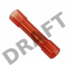 Соединительная гильза изолированная L-27.3 мм нейлон 0.5-1.5 мм² (ГСИ(н) 1.5/ГСИ-н 0,5-1,5) красная REXANT