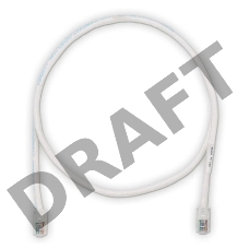 Кабель Патч-корд Panduit UTPCH10MY вилка RJ-45-вилка RJ-45 кат.5е 10м белый ПВХ