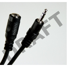 Кабель удлинительный Telecom 3.5 Jack (M) - 3.5 Jack (F), стерео, аудио, 1.5м <TAV7179-1.5M>