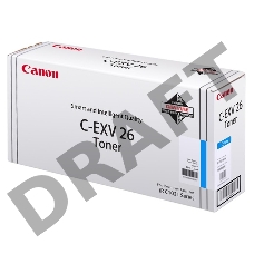 Тонер-картридж CANON C-EXV26 для iRC 1021i голубой (туба 6000стр)