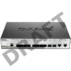 Коммутатор D-Link DGS-1210-12TS/ME Управляемый 2 уровня с 10 портами 1000Base-X SFP и 2 портами 10/100/1000Base-T
