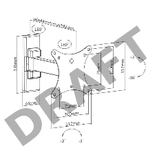 Кронштейн для телевизора Ultramounts UM 874 черный 13
