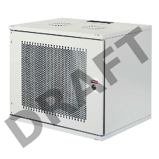 Шкаф коммутационный Lande NetBox Soho (LN-SH09U5440-LG-F0-3) настенный 9U 540x400мм пер.дв.перфор. задн.дв.стал.лист несъемн.бок.пан. направл.под закл.гайки 80кг серый 11.7кг IP20 сталь