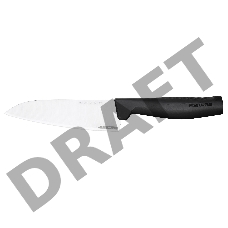 Нож кухонный Fiskars Hard Edge (1051749) стальной разделочный лезв.135мм прямая заточка черный