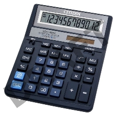 Калькулятор бухгалтерский Citizen SDC-888XBL темно-синий 12-разр.