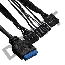 Корпус Desktop ExeGate MI-301U-200 (mATX/mini-ITX, 1U-F200S 4см, 1*USB+1*USB3.0, аудио, черный)