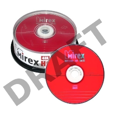 Диск CD-R Mirex 700 Mb, 48х, HotLine, Cake Box (10), (10/300)