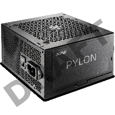 Игровой блок питания чёрный XPG PYLON750B-BLACKCOLOR (750 Вт, PCIe-4шт, ATX v2.31, Active PFC, 120mm Fan, 80 Plus Bronze)