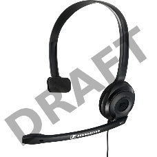 Наушники с микрофоном Sennheiser PC 2 CHAT черный 2м накладные оголовье (504194)