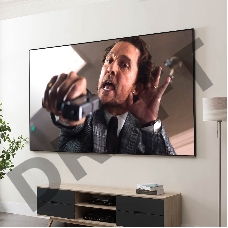 Экран Cinema S'OK Pro 16:9 120' настенно-потолочный,  на раме, 266x150см, рама черная 1см, полотно серый HCG