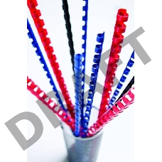 Пружины для переплета пластиковые Fellowes FS-53463 12мм синяя 100шт.