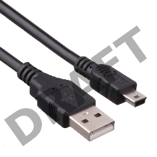 Кабель 2.5m USB AM/mini, черный, 4PH-R90119