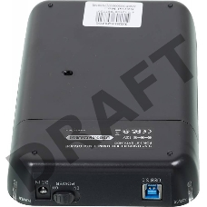 Внешний корпус для HDD AgeStar 3UB3A8-6G SATA II пластик/алюминий черный 3.5