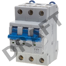 Выключатель автоматический СВЕТОЗАР 3-полюсный, 20 A, 