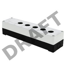 Корпус КП105 5 кнопок бел. EKF cpb-105-w