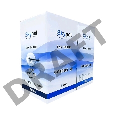 Кабель SkyNet Light FTP outdoor 4x2x0,46, медный, FLUKE TEST, кат.5e, однож., 305 м, box, черный