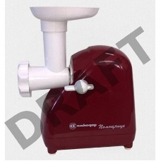 Мясорубка Белвар Помощница КЭМ-П2У 302-07, красный, 1500 Вт, насадка для теста, колбас, ф-ция реверс      