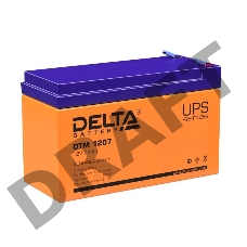 Батарея Delta DTM 1207 (12V, 7.2Ah)