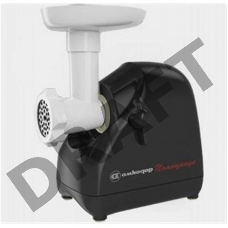 Мясорубка Белвар Помощница КЭМ-П2У 302-07, черный, 1500 Вт, насадка для теста, колбас, ф-ция реверс