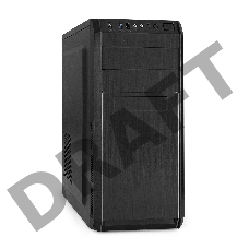 Корпус Miditower ExeGate EX287366RUS XP-334UC-XP350 (ATX, XP350 с вент. 12см, 1*USB+1*USB3.0+1*TypeC, аудио, черный)