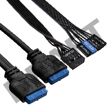 Корпус Miditower ExeGate AA-442U3-AA350 (ATX, AA350 8 см, 3*USB3.0, аудио, черный)