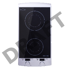 Плита Электрическая Hyundai HYC-0103 серебристый/черный стеклокерамика (настольная)