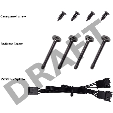 Вентилятор ID-COOLING WF-12025-XT-R 120x120x25мм (80шт./кор, PWM, Red LED, 700-1800об/мин)  BOX