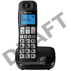 Р/Телефон Dect Panasonic KX-TGE110RUB черный АОН