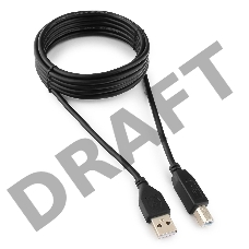 Кабель Gembird CCP-USB2-AMBM-10 USB 2.0 кабель PRO для соед. 3.0м AM/BM   позол. контакты, пакет