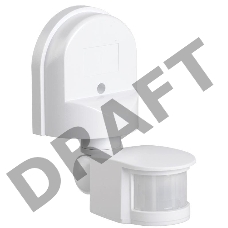 Датчик движения ИЭК ДД 008  белый, 1100Вт