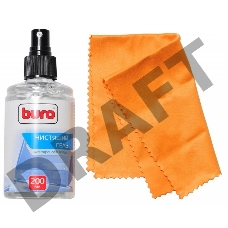 Чистящий набор (салфетки + гель) Buro BU-Gscreen для экранов и оптики 200мл