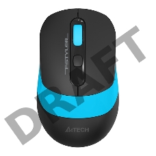 Мышь A4Tech Fstyler FG10S черный/синий оптическая (2000dpi) silent беспроводная USB (4but)
