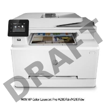 МФУ лазерный HP Color LaserJet Pro M283fdn (7KW74A), принтер/сканер/копир, A4 Duplex Net белый