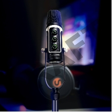 Микрофон проводной SunWind SW-SM500G 1.8м черный