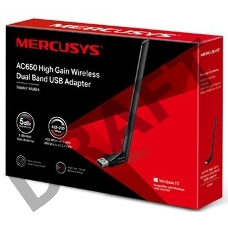 Двухдиапазонный Wi-Fi USB адаптер Mercusys MU6H AC650 высокого усиления
