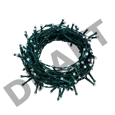 Гирлянда «Твинкл» Wi-Fi  18 м, темно-зеленый ПВХ, 120 LED RGB, не соединяется