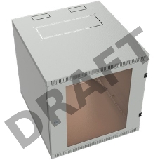 Шкаф коммутационный C3 Solutions WALLBOX LIGHT 18-63 G (NT467090) настенный 18U 600x350мм пер.дв.стекл несъемн.бок.пан. направл.под закл.гайки 100кг серый 300мм 23кг 880мм IP20 сталь