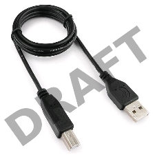 Кабель Гарнизон Кабель USB 2.0, AM/BM, 1м, пакет (GCC-USB2-AMBM-1M)